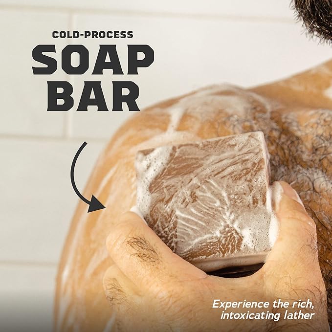 Dr. Squatch Natural Men’s Bar Soap - Cold Process Body Soap Bar with Natural Oils - Gifts for Men - Pine Tar, Gold Moss, Cedar Citrus, Bay Rum & Cool Fresh Aloe (5 oz, 5-Pack)