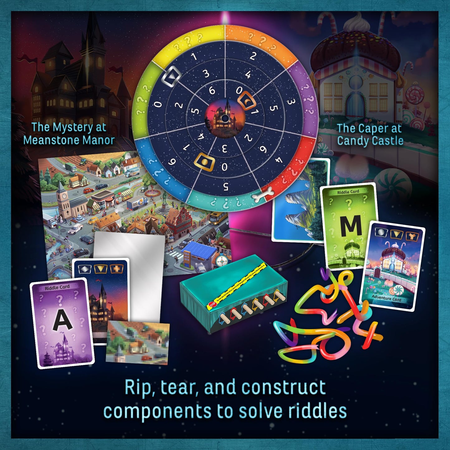 EXIT: The Game - Family - 2 Escape Adventures, at-Home Escape Room, Co-Operative Game, Family Activity, Brainteasers, 2-4 Players