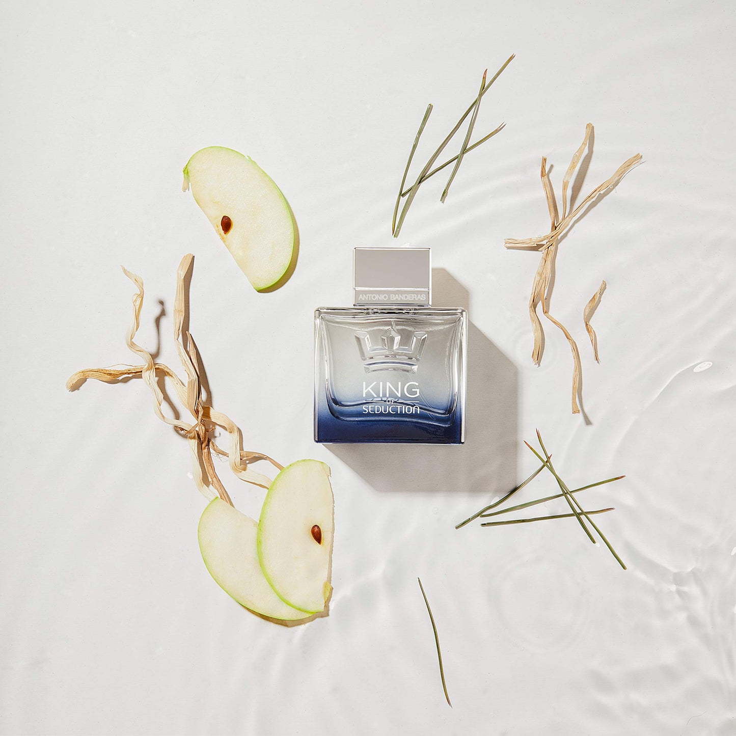 Banderas Antonio Perfumes - King of Seduction - Eau de Toilette for Men - Long Lasting - Masculine, Intense and Energetic Fragrance - Bergamot and Apple Notes - Ideal for Day Wear - 3.4 Fl Oz