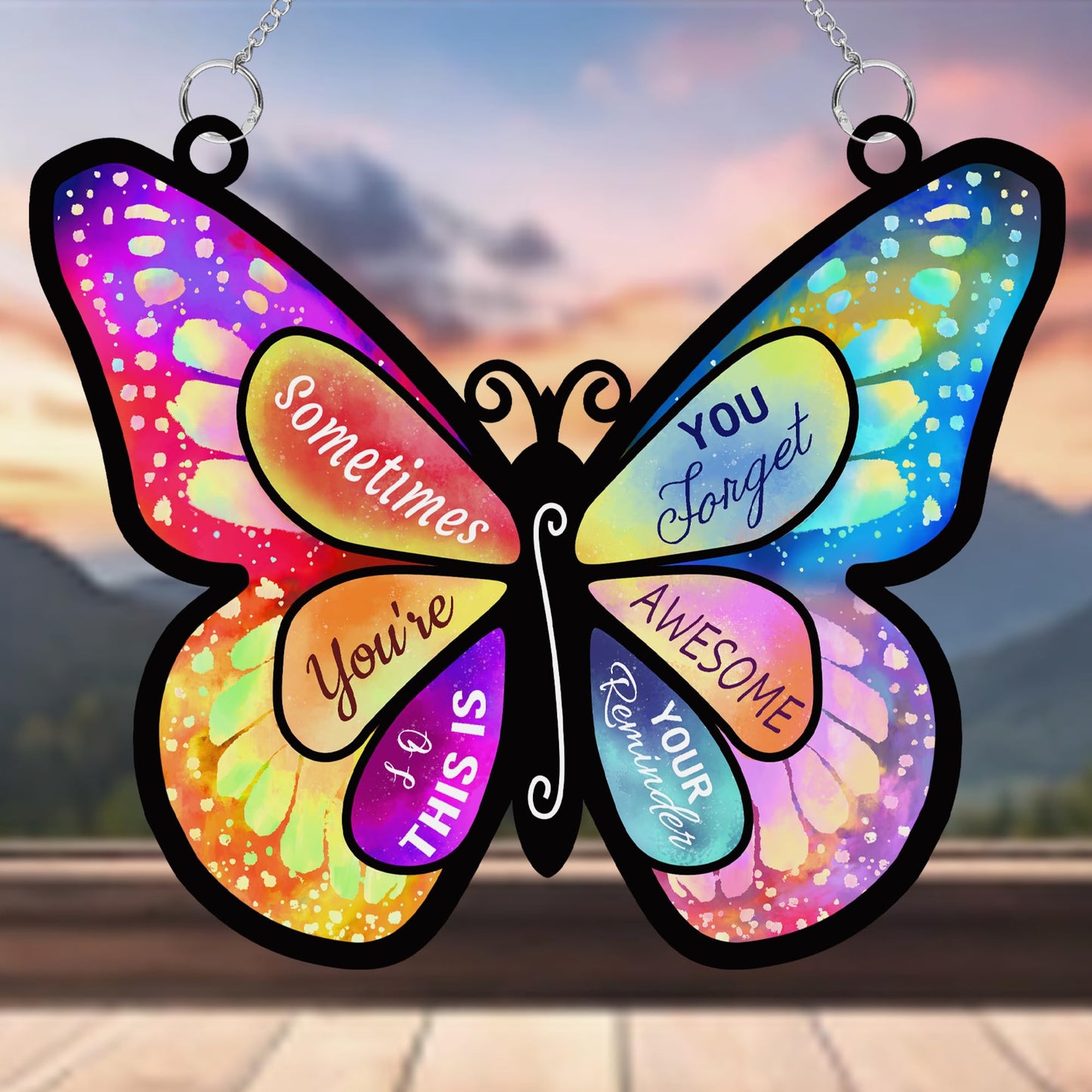AurLova Best Friend Butterfly Gifts for Women Birthday, Inspirational Gifts for Friends Mom Sister Bestie Girl Female Coworker, Butterfly Home Decorative