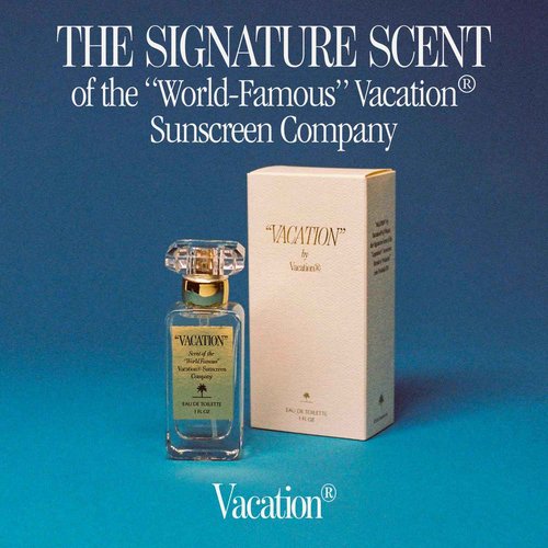 VACATION Sunscreen Eau de Toilette, Beach Coconut Perfume for Women & Men, Scent of Sunscreen & Summer, Travel Size, 1 Fl. Oz.