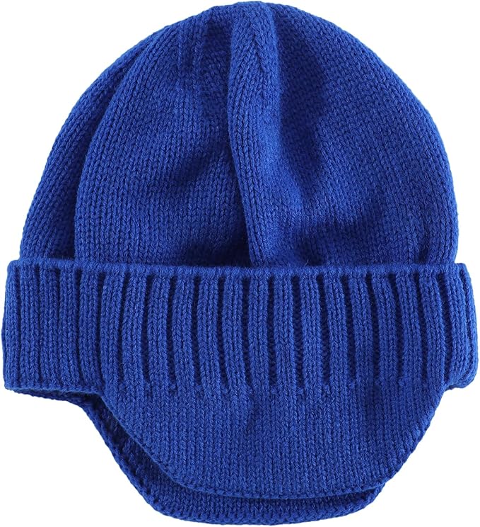 Home Prefer Mens Winter Hat Knit Earflap Hat Stocking Caps with Ears Beanie Hat