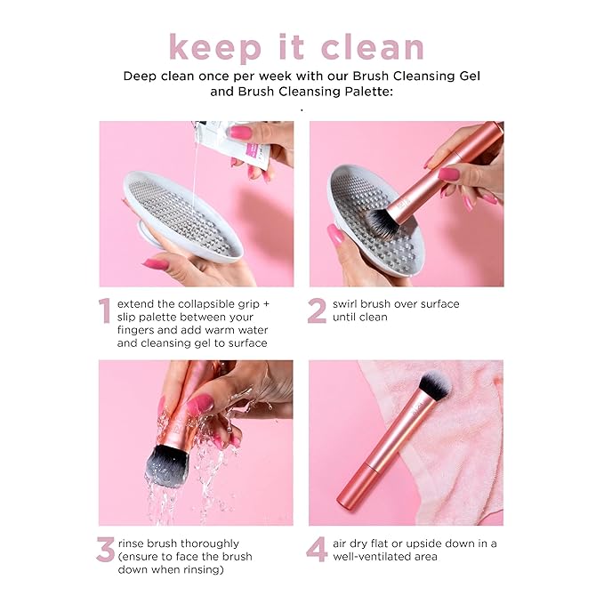 Real Techniques Brow Styling Set, For Lifting Brows, Fill & Style, Dual-ended Makeup Brushes, Full Kit for Eyebrows, Get Full, Laminated, or Natural Brows, Multiuse Tools, 3 Piece Set (Pack of 3)