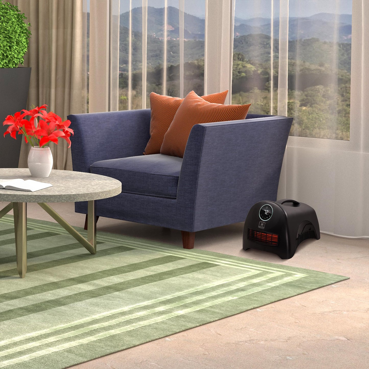Heat Storm Sahara 1500 Watt Infrared Space Heater