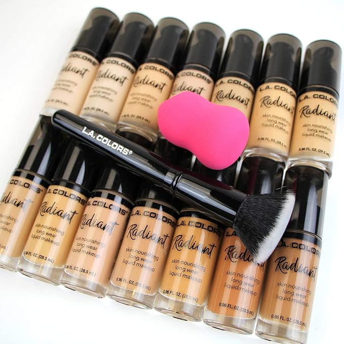 L.A. COLORS Radiant Liquid Makeup, Medium Tan CLM392