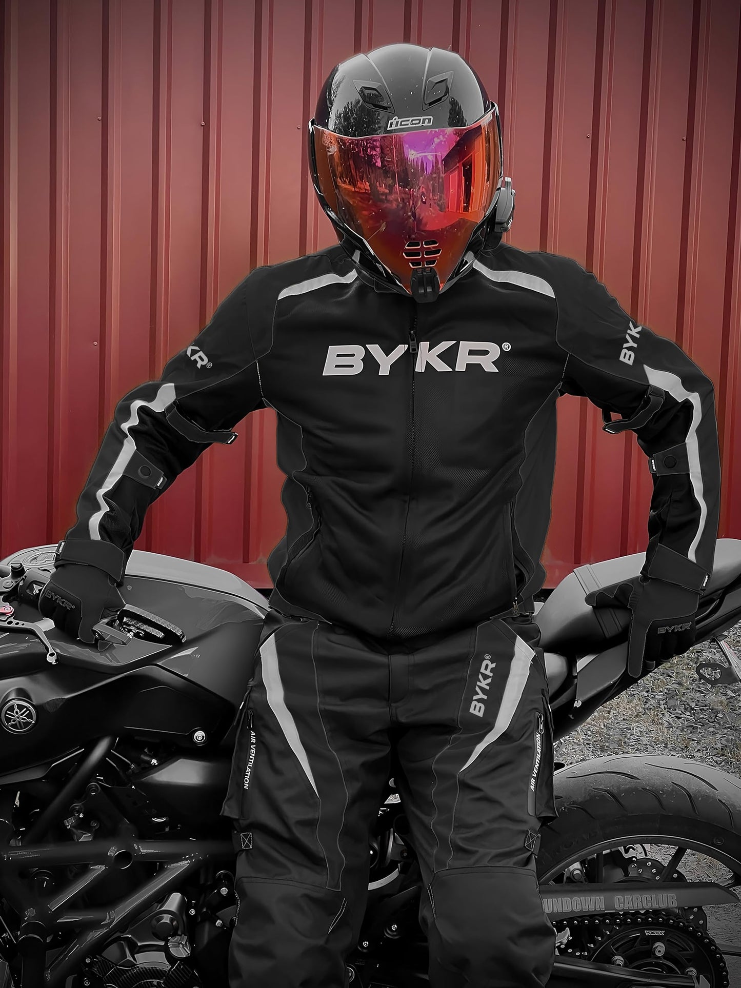 BYKR All-Weather Motorcycle Gloves for Men & Women – Protection for Dirt Bike, BMX, MX, and ATV Riding – Black S