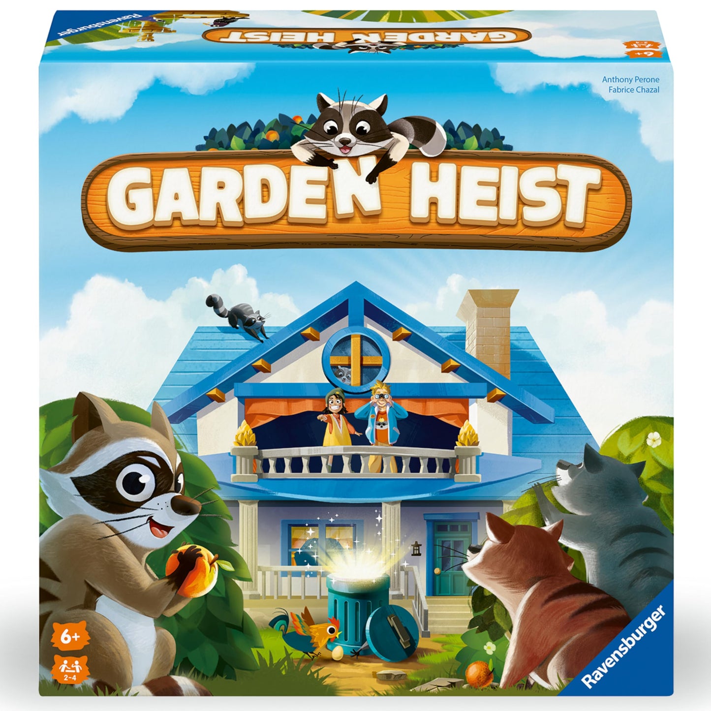 Ravensburger Garden Heist Board Game for Kids Ages 6 and Up – Family Fun Hide and Seek with Raccoons