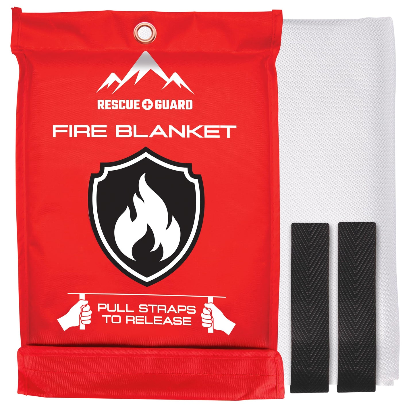 Fire Blanket 1 Pack 40”x40” - Fire Blankets Emergency for Home and Kitchen - Emergency Blankets for Survival - Home House Safety Supplies kit Must Haves - Firemen Safety Gifts and Essential Stuff