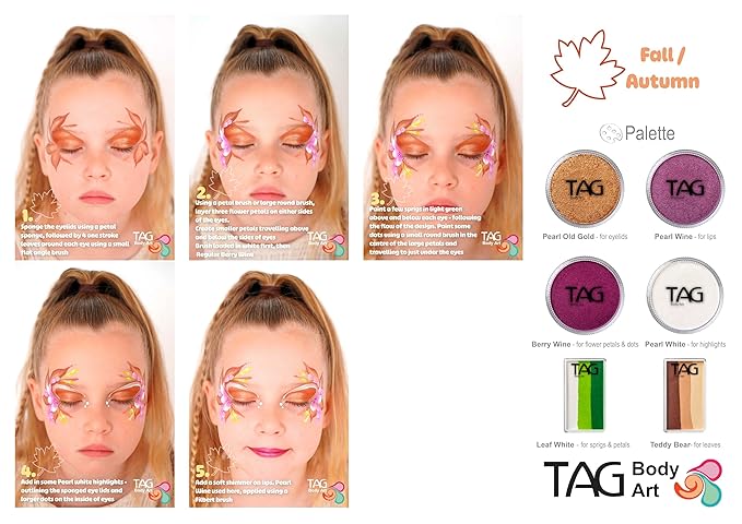TAG Face and Body Paint - 1 Stroke Split Cake 30g - Teddy Bear