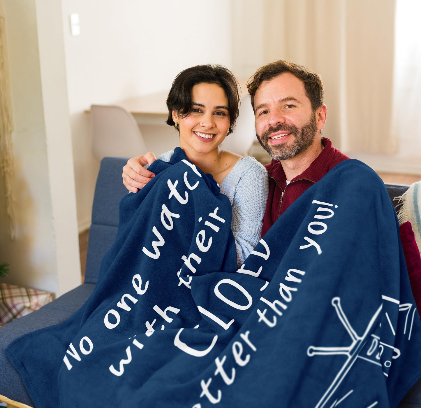 Funny Gifts for Men Adult, Humorous Birthday Gifts for Dad/Grandpa/Uncle/Brother, Cool Blanket Gifts for Husband Christmas, Gag Gifts for Someone Who Has Everything Soft Throw 50"X60"