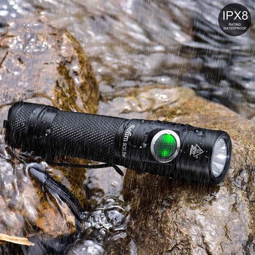 sofirn SP35T 3800 Lumens Pocket Flashlight Bundle SC31Pro 2000 Lumens Rechargeable Flashlight