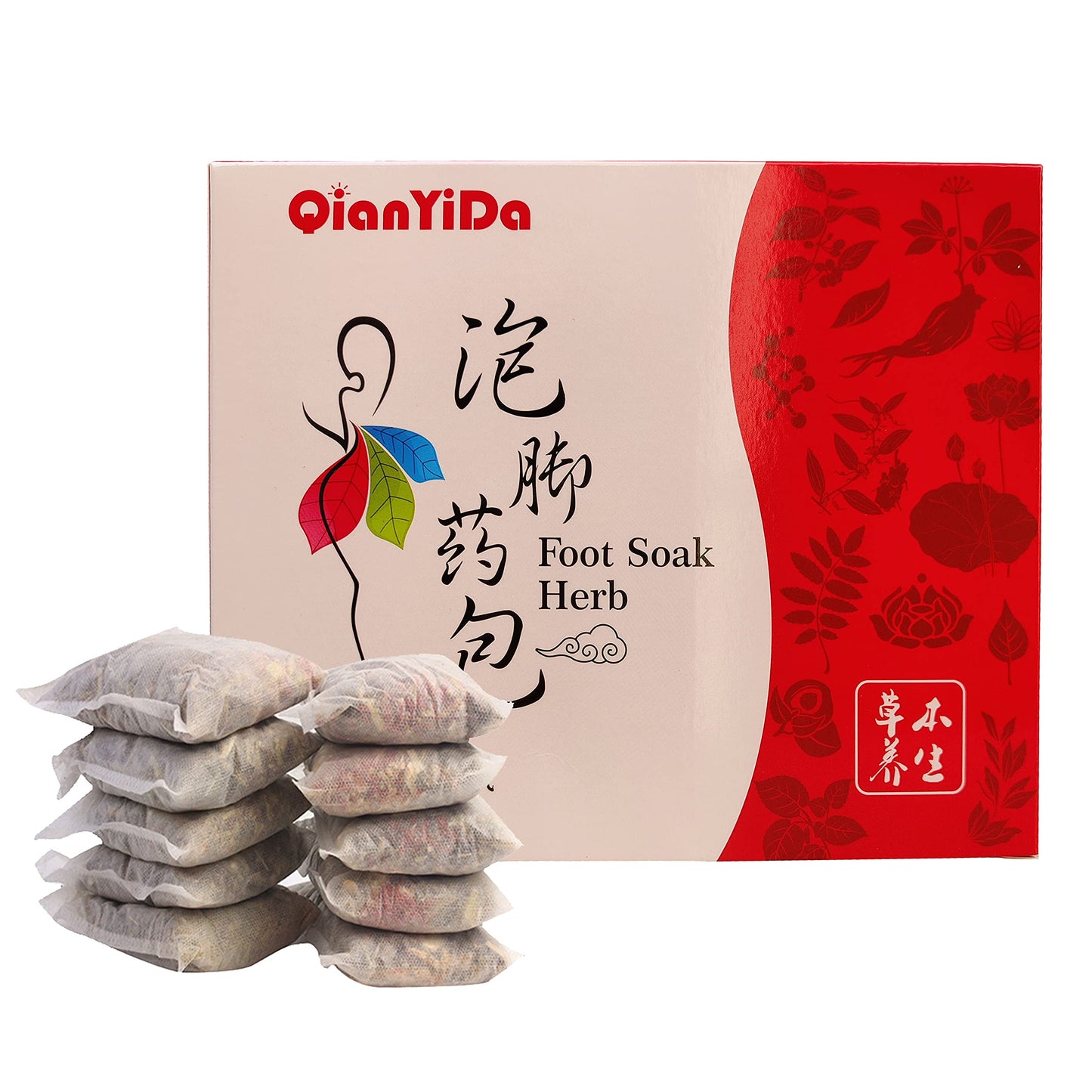 10bag Herbs Foot Soak Packets, Chinese Herbal Foot Bath Pouch Spa Bag 400g???? ?? ?? ?? ?? ?? ?????????
