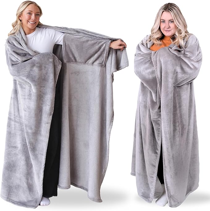 Wearable Blankets for Women, Adult Wearable Blanket Men, Valentine's Day Gifts for Her, Wife Birthday Gift Ideas