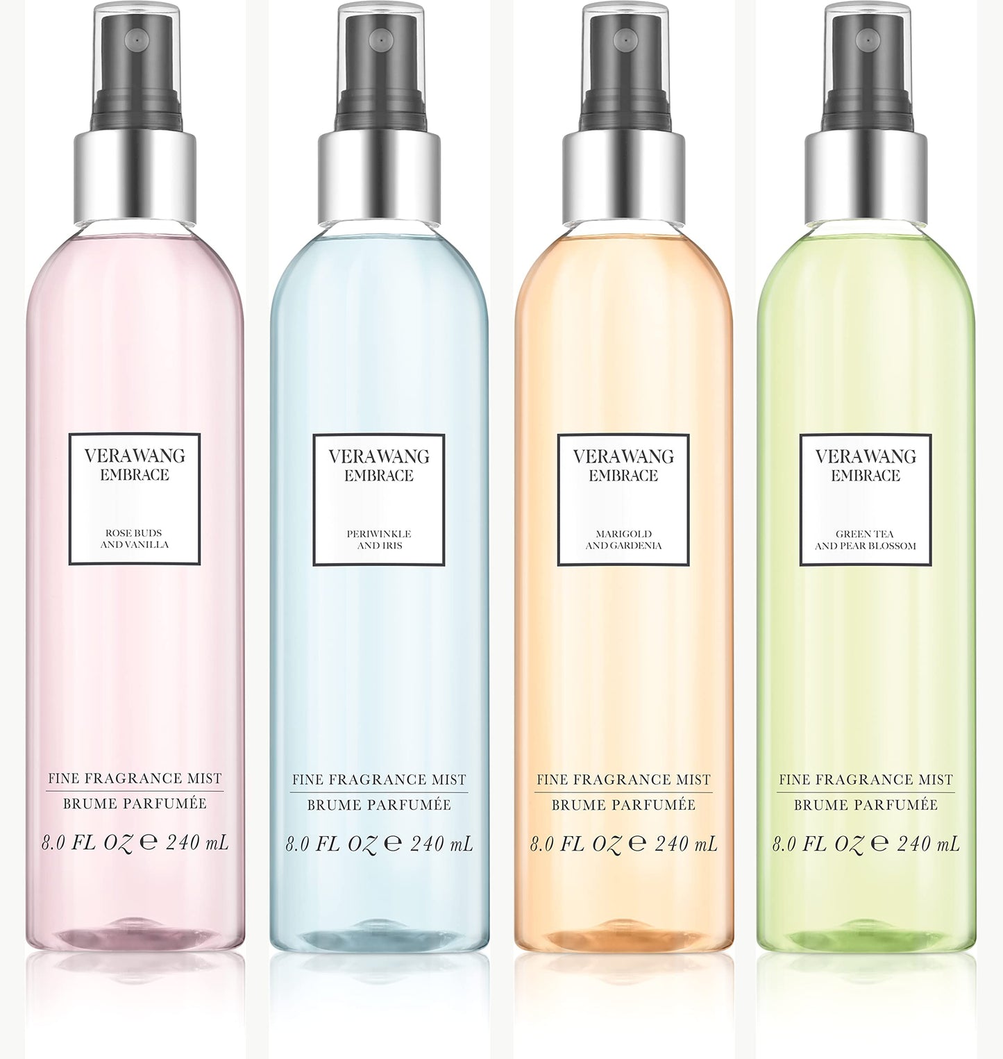 Vera Wang Embrace Green Tea and Pear Blossom Body Mist 8.4 fl oz (Pack of 1), Notes of Earthiness, Peony, and Sandalwood, Women's Fragrance, Long Lasting, Everyday Fragrance