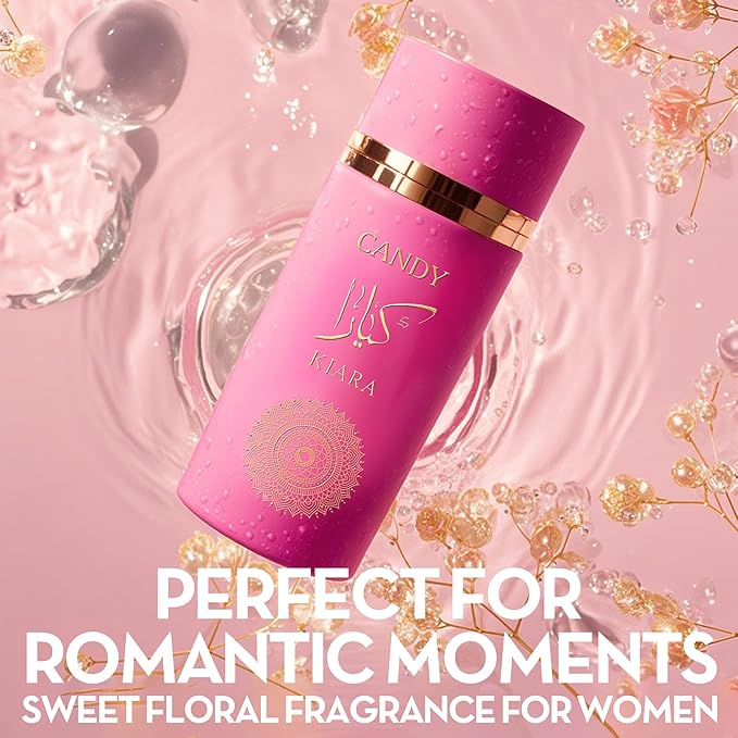 4-Piece Women's Perfume Set with 10ml Rollerball, EDP Collection, Variety of Fragrances,Long Lasting Fragrance (Milano Women,Choco Musk,Ki Candy,VALENTINE PINK)
