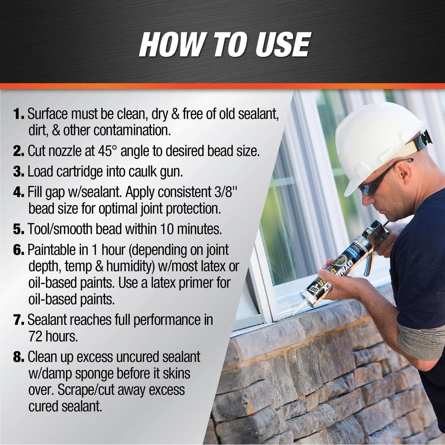 DAP Dynaflex Ultra Advanced Exterior Sealant, Brown, 10.1 Oz (7079818217)