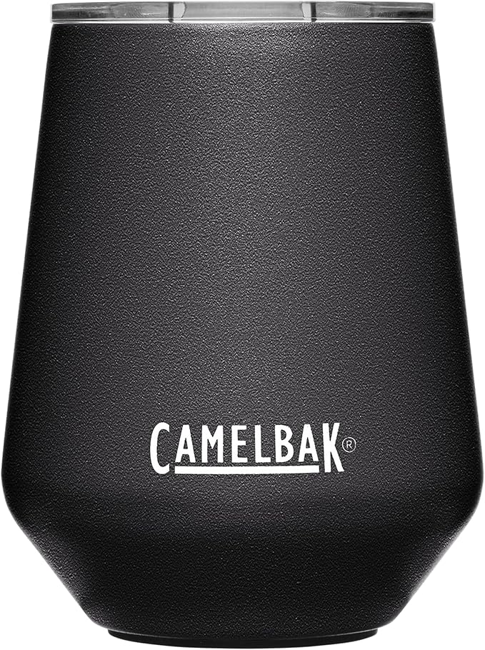 CamelBak Horizon 12oz Wine Tumbler - Insulated Stainless Steel - Tri-Mode Lid - Black