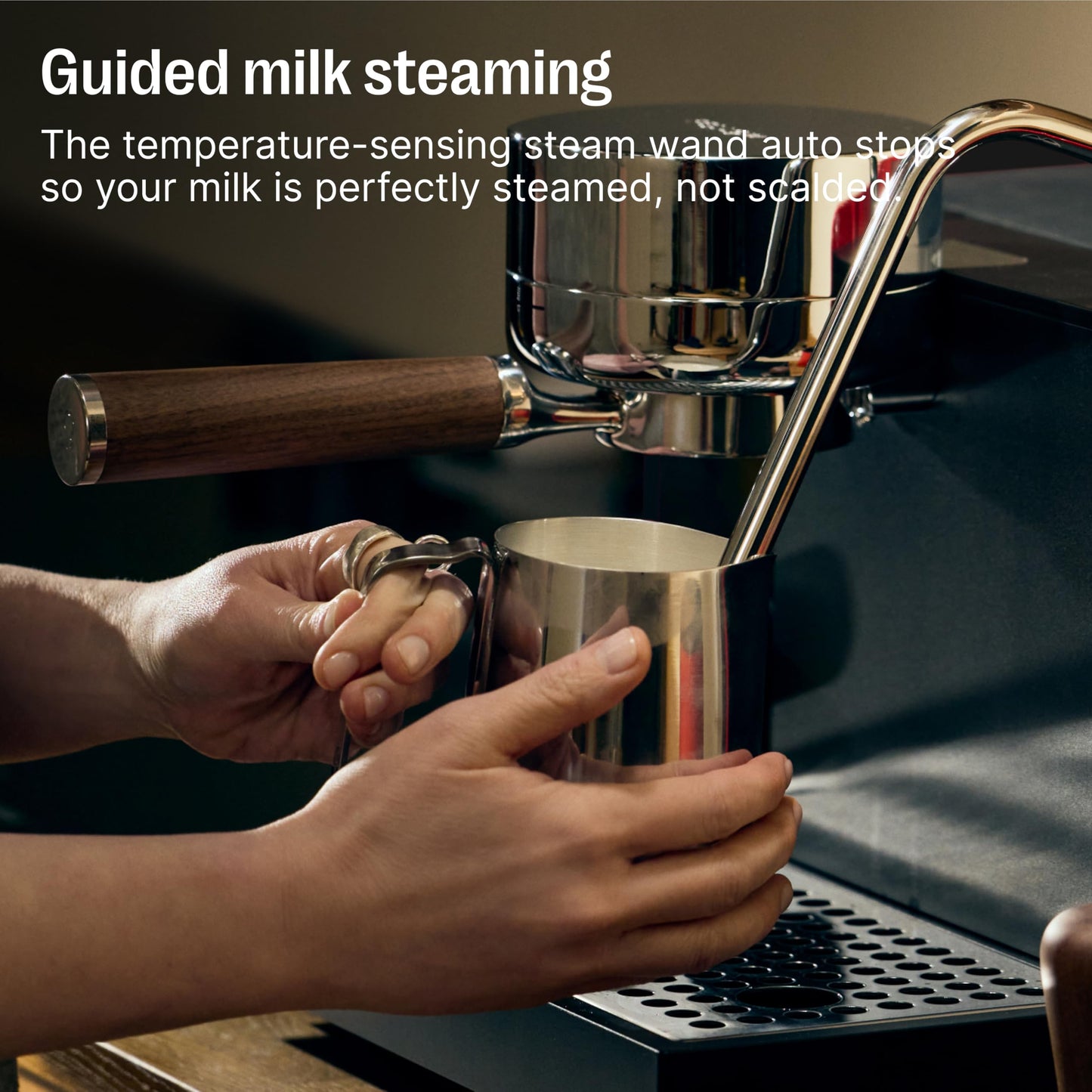 Fellow Espresso Series 1 Home Espresso Machine – 58mm Portafilter, 2 Minute Heat Up, Pressure Profiling, Precise Temperature Control, Assisted Milk Steaming, Built-In Guidance, Matte Black