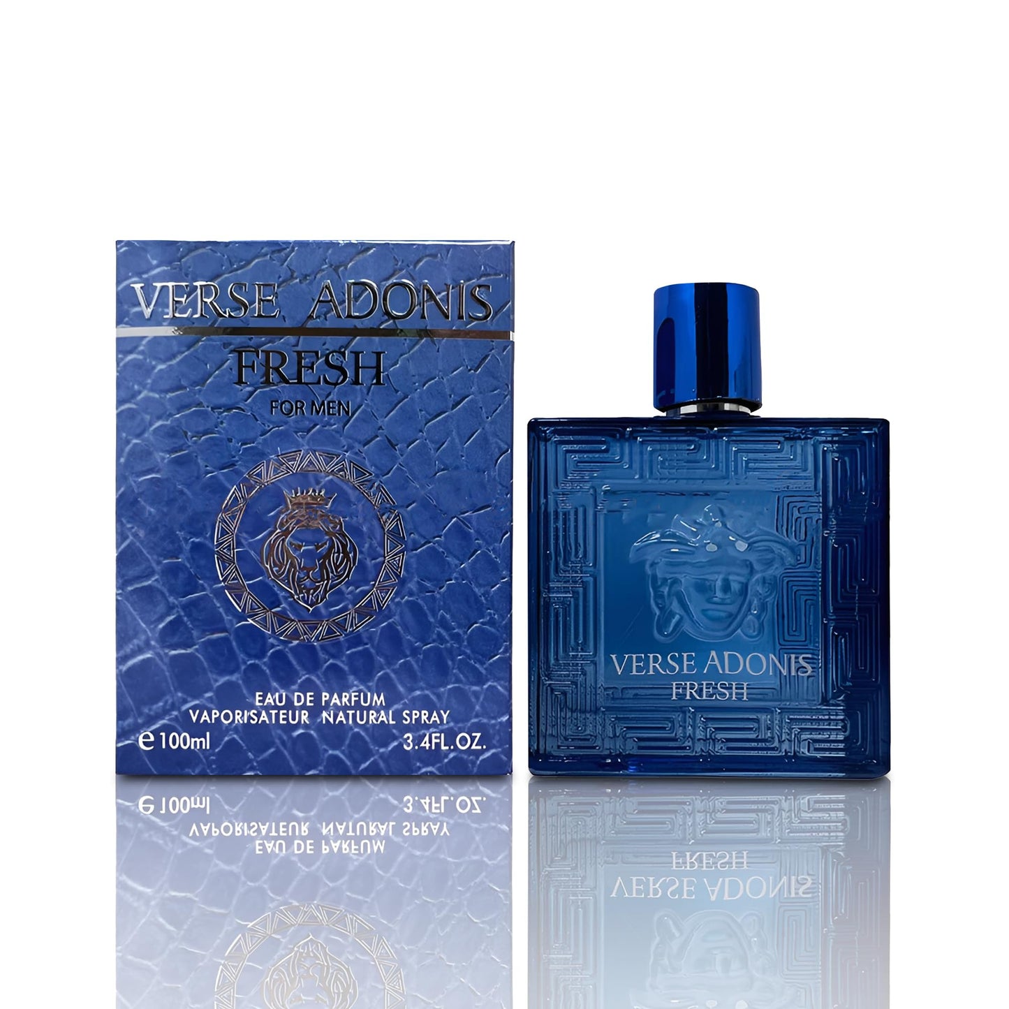 AFLUXE Men's Cologne Verse Adonis Fresh- Eau De Toilette Spray Perfume Fresh Scent 3.4 Fl Oz Daily Used