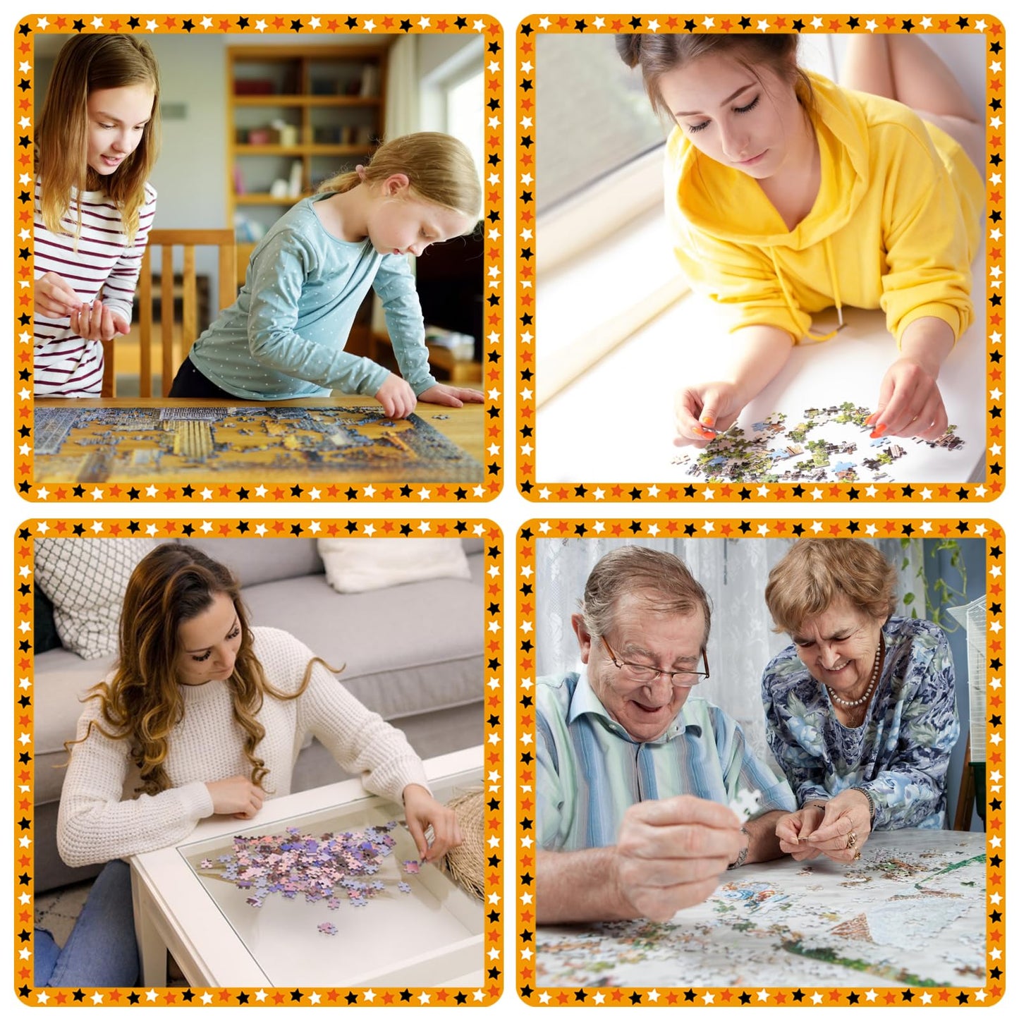 Halloween Puzzles 500 Pieces for Adults,Halloween Pumpkin, Ghost Theme Jigsaw Puzzles Decoration,Creative Play & Holiday Party Gifts Artwork Wall Home Decor