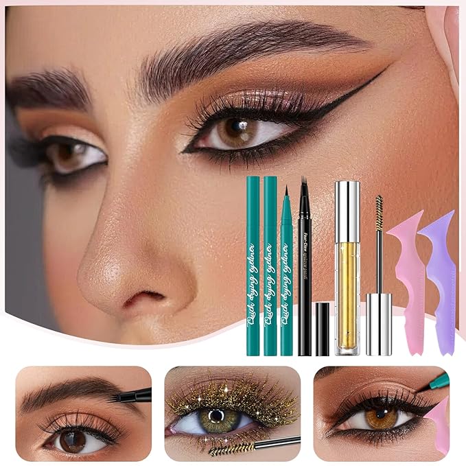 Ponhey All In One Makeup Kit For Woman Girls Teens, Makeup Gift Set for Beginners Teenager with Eyeshadow Lipstick Mascara Portable Cosmetic Bag