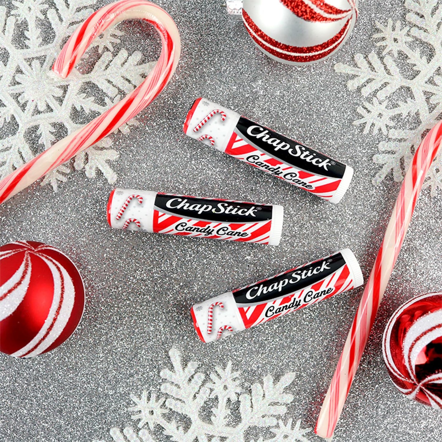 ChapStick Bulk Lip Balm, Holiday Variety 3-Packs x 6 (18 Sticks) - Candy Cane, Sugar Cookie, and Pumpkin Pie Flavored Lip Moistu