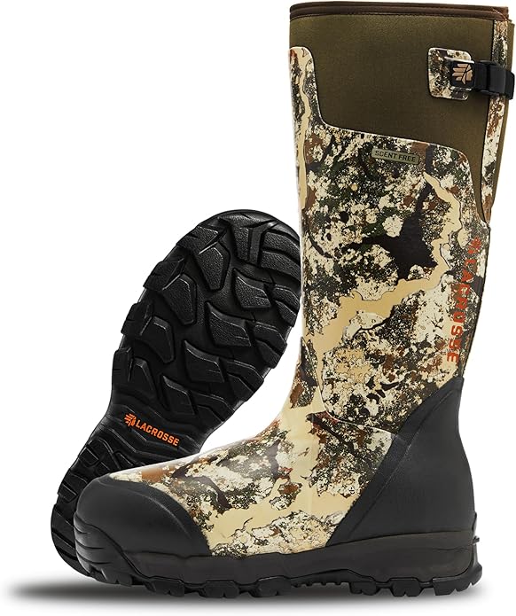 LaCrosse Alphaburly Pro 18" Insulated Hunting Boots for Men Featuring Waterproof Rubber, 1600G Thinsulate, and EVA Footbe...