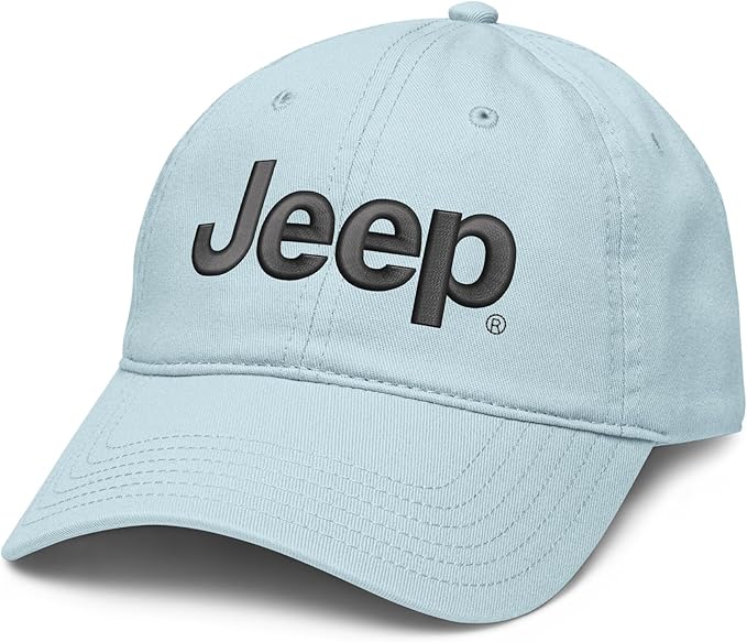 Jeep Cap Adjustable Puff Embroidered Baseball Hat