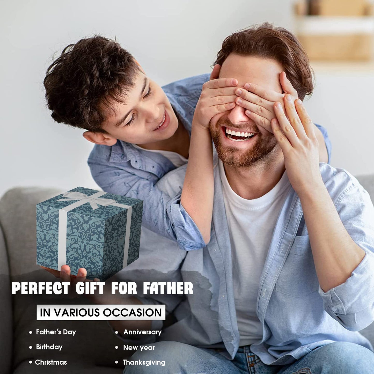 Best Grandpa Ever Mug Fathers Day Papa Coffee Mug Gifts for Papa- Grandpa Tumbler Grandpop Abuelo Gift - Paw Paw Gifts for Granddad Mugs from Grandkids - Tumbler 14oz Stainless Steel Tumbler with Lid