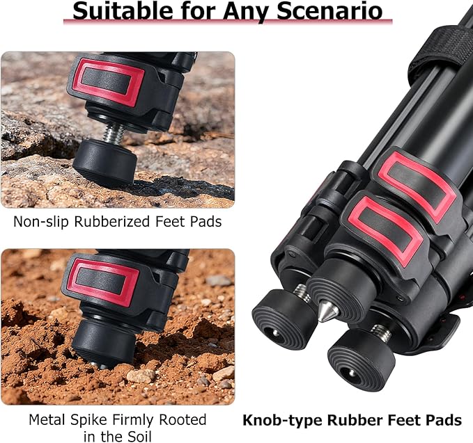 Trakiom Clamping Tripod Rest with Sturdy Aluminum Frame, Lightweight, Provides Stability, Adjustable Legs, and Hands-Free Operation for Outdoors