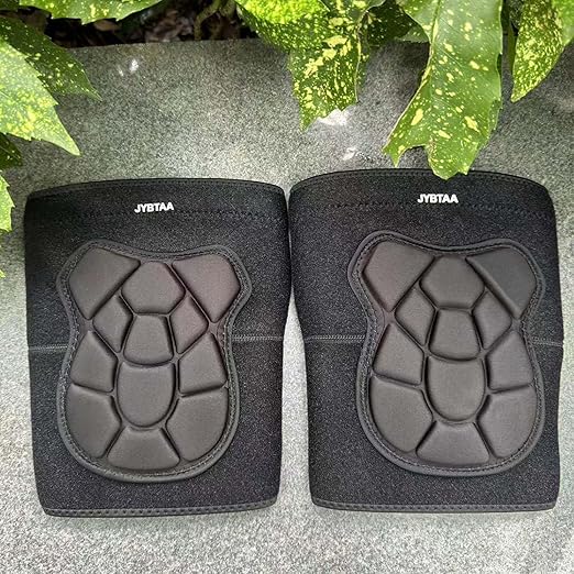 Knee Pads for Gardening Men Women, Soft Knee Pad for Cleaning, Flooring, Weeding, Waterproof Non-Slip Kneepads with Thick EVA Foam Padding for Mechanic, Concrete Workers for Christmas, Black XL (1 Pair)