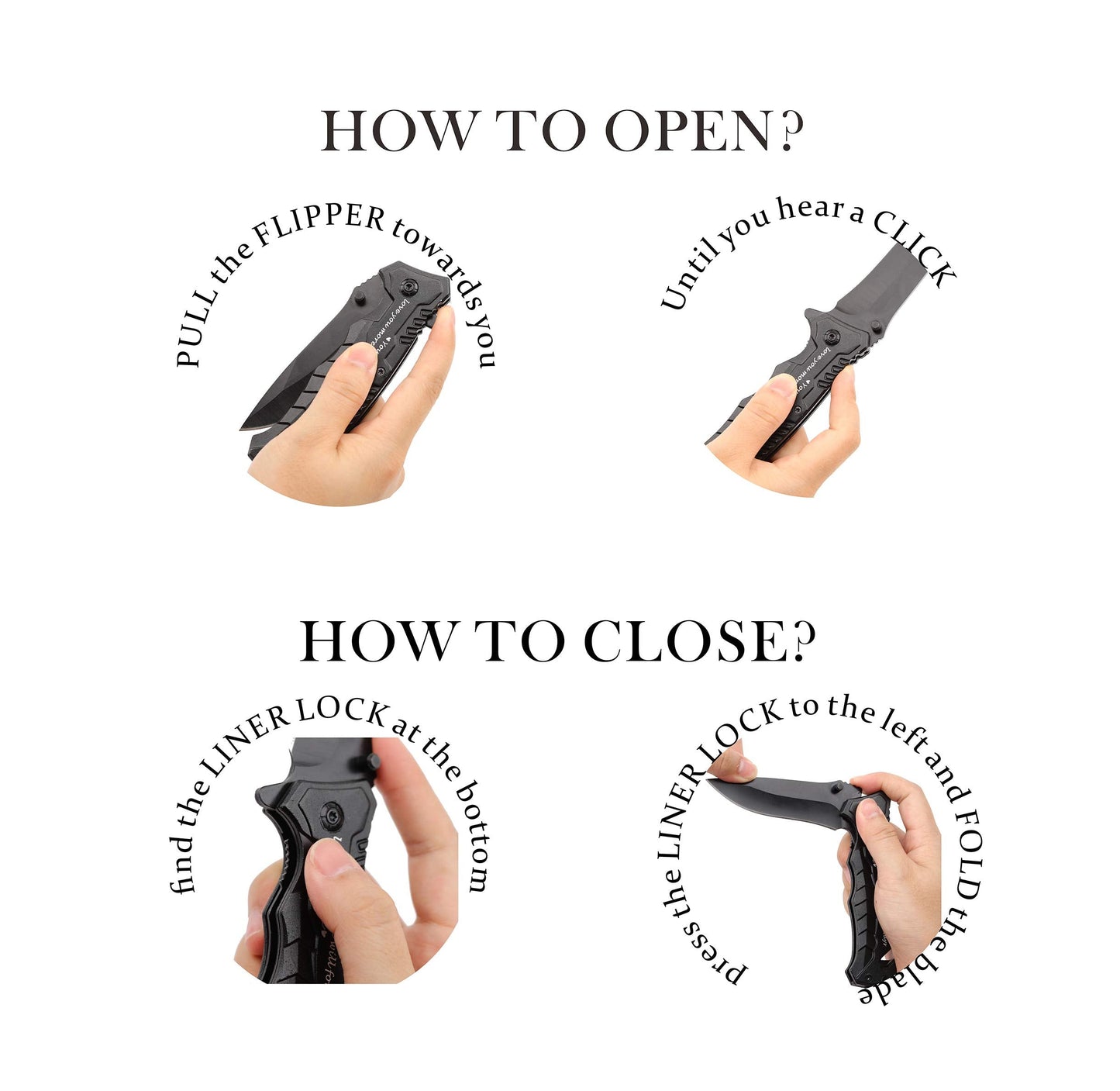 Brother Gift, Engraved Black Pocket Knife for Brother Birthday Gifts Idea Camping Knife with Window Glass Breaker and Seatbelt Cutter, Best Brother Ever, Brother Gift for Christmas Graduation Birthday