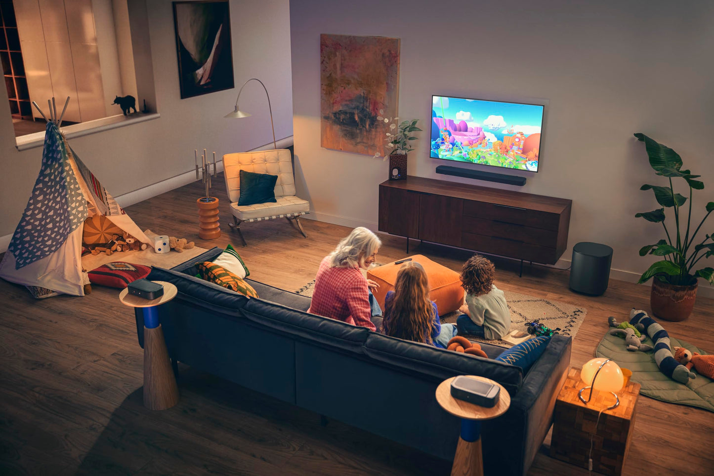 JBL Bar 1000MK2-7.1.4 Channel soundbar System with Detachable Surround Speakers, MultiBeam 3.0, Dolby Atmos and DTS:X, 480W RMS with 10" Sub & Works with Voice Assistant-Enabled Speakers (Black)