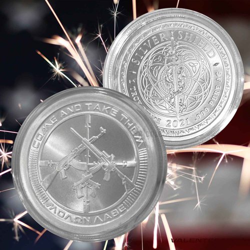 1 oz Silver AG-47 Come and take Them