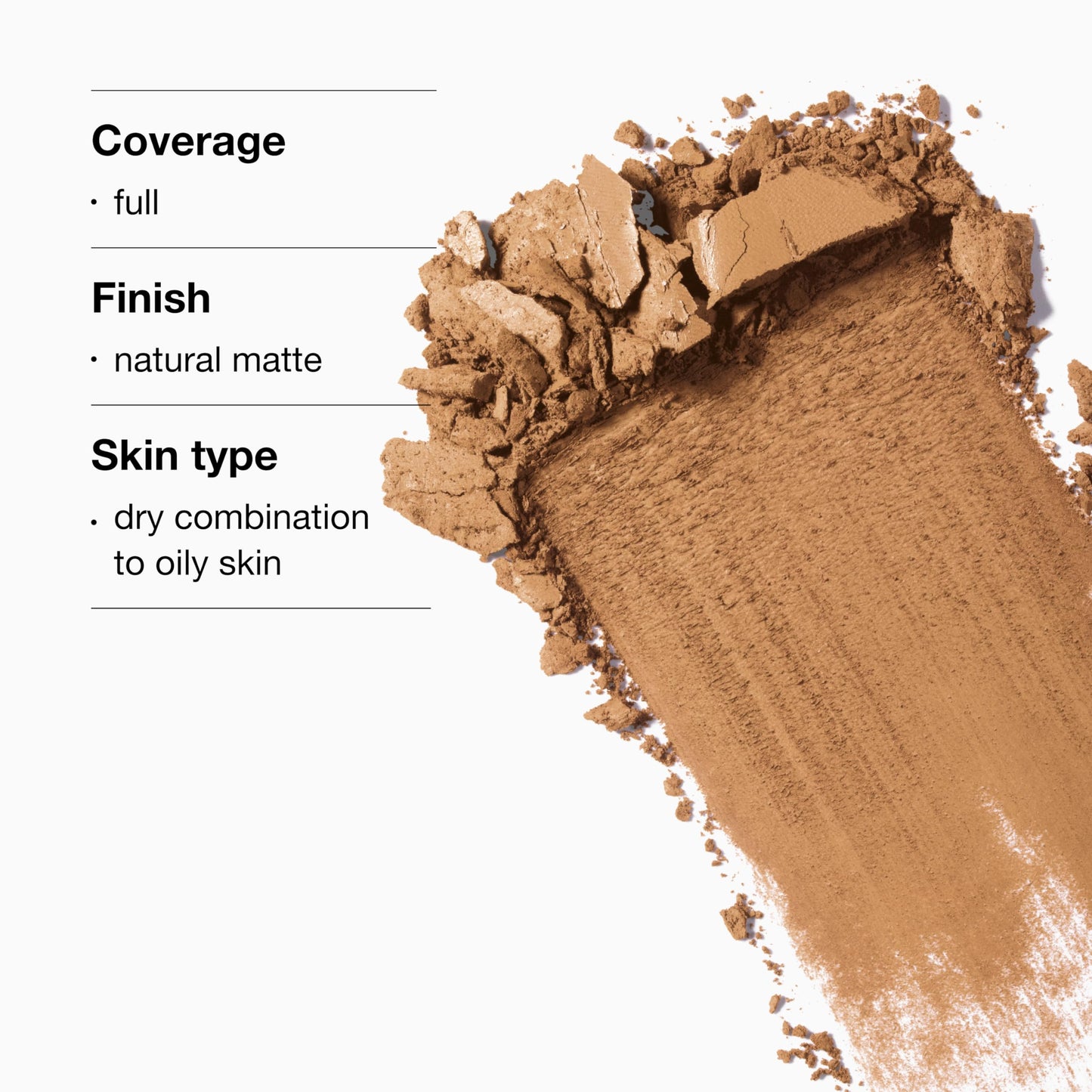 Clinique Beyond Perfecting Powder Lightweight Full Coverage Foundation + Concealer For Dry Combination to Oily Skin Types, Vanil
