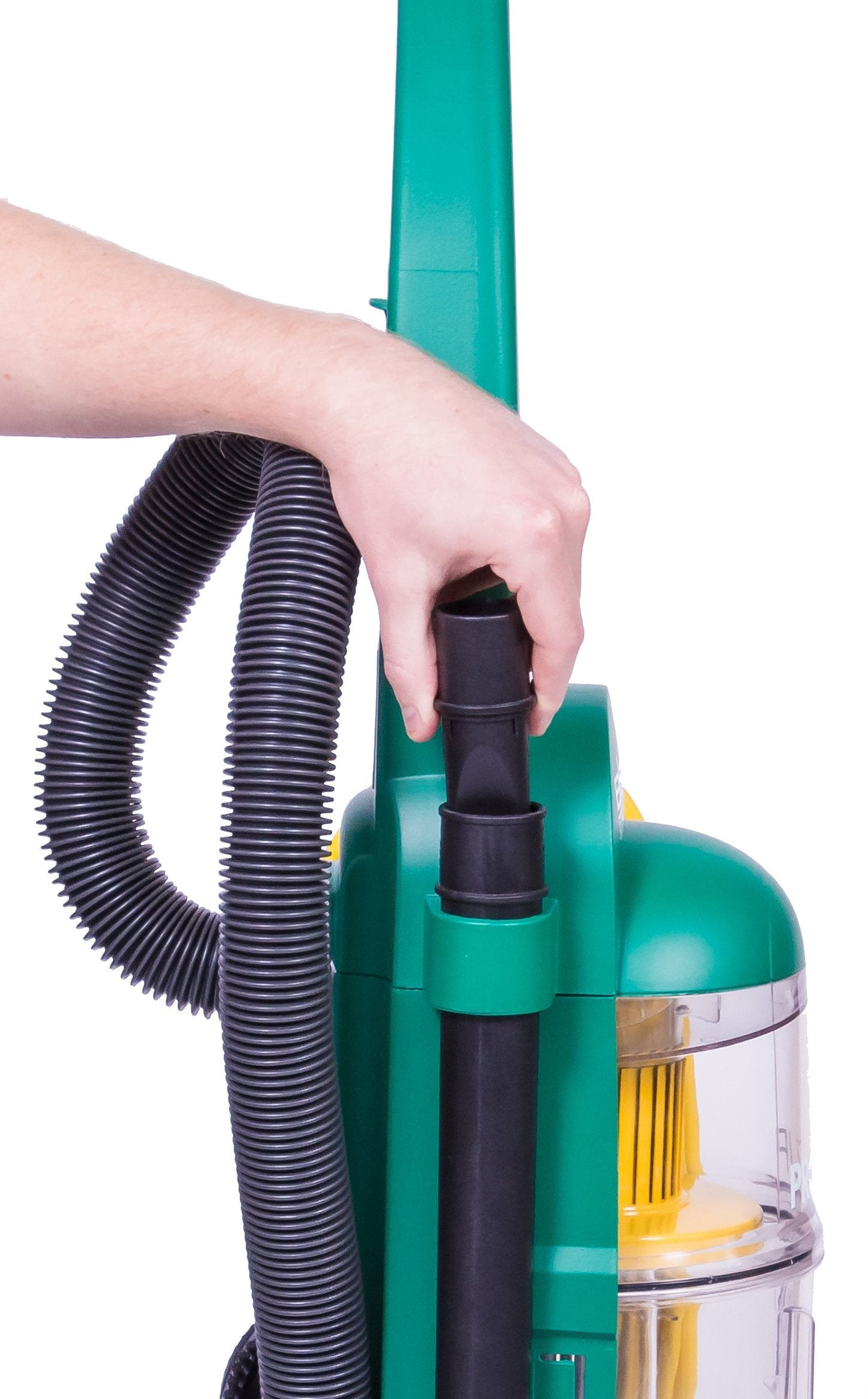 BISSELL BigGreen BGU1937T 13.5" Pro Cup Bagless Upright Vacuum with On-board Tools, 44" Height, 13.5" Wide, 13.2" Length, Polypropylene, 2 fl. oz. Capacity, Green