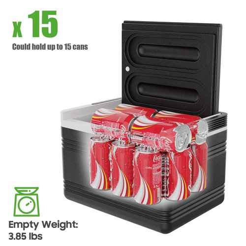 10L0L Upgraded Large Golf Cart Cooler with Mounting Bracket Kit Caddy Fits Yamaha Club Car and EZGO, Portable 48H Cooling Golf Cart Ice Chest 102588101 103886801