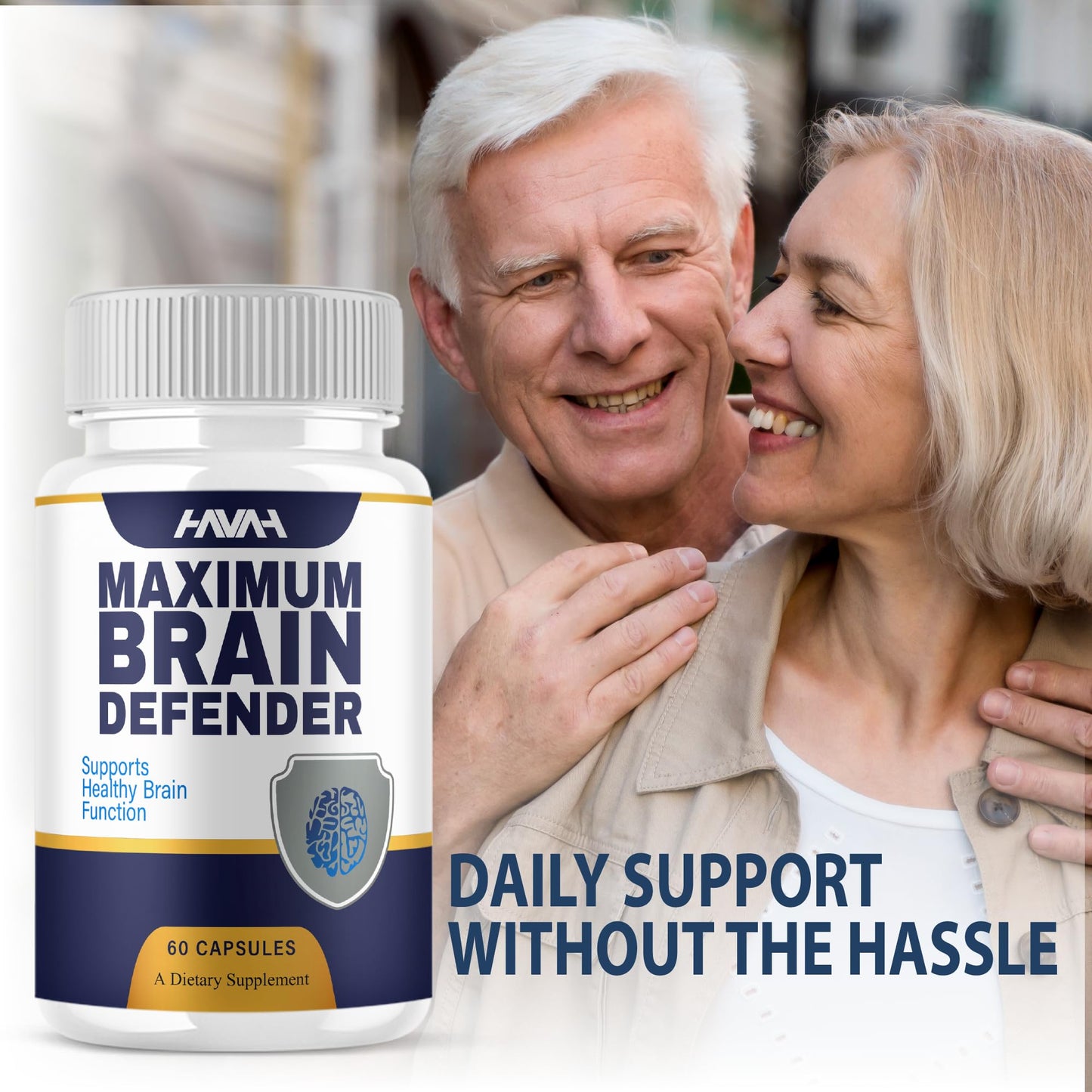 (3 Pack) Brain Defender Advanced Wellness Support Supplement BrainDefender Capsules, Brain Defend Max Strength Health & Wellness Multivitamin, BrainDefender Wellness Support Supplement (180 Capsules)