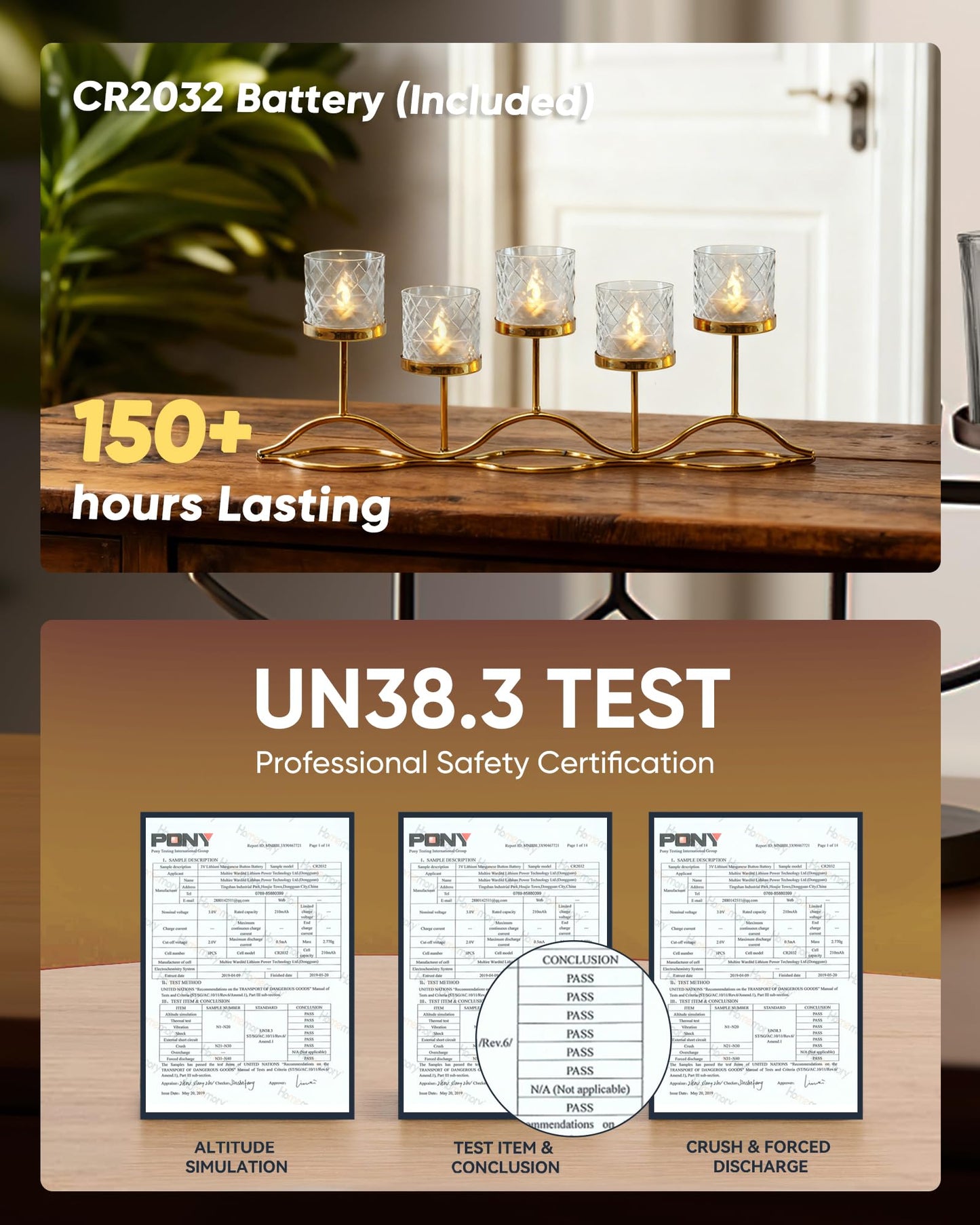 Homemory 2" x 2" Acrylic Votive Candle Holders with Auto Timer Flameless Led Tealight, Battery Powered Fake Electric Candles for Wedding Centerpiece, Table, Christmas Decor (12Pack, Clear Base)