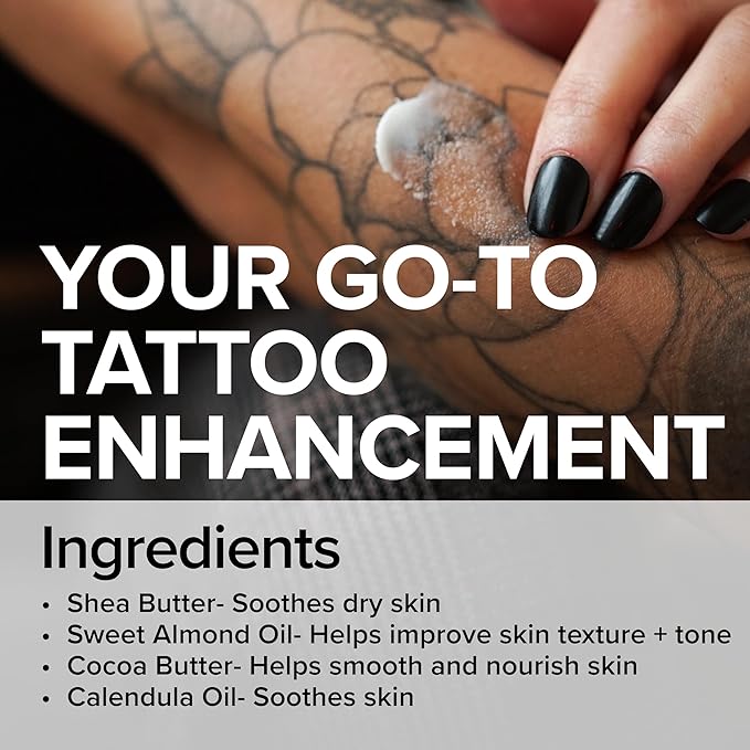 Tattoo Aftercare Bundle – Tattoo Balm & Refresh Body Wash – Gently Cleanses & Hydrates Skin – Clean Ingredients for All Skin & Ink Types