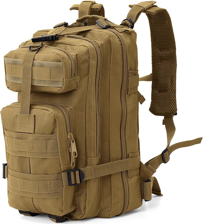 AUMENTAR Small Military Tactical Backpack, 30L Tactical Assault Bag for Men, Army Assault Rucksack GYM Hiking Backpack Bug...