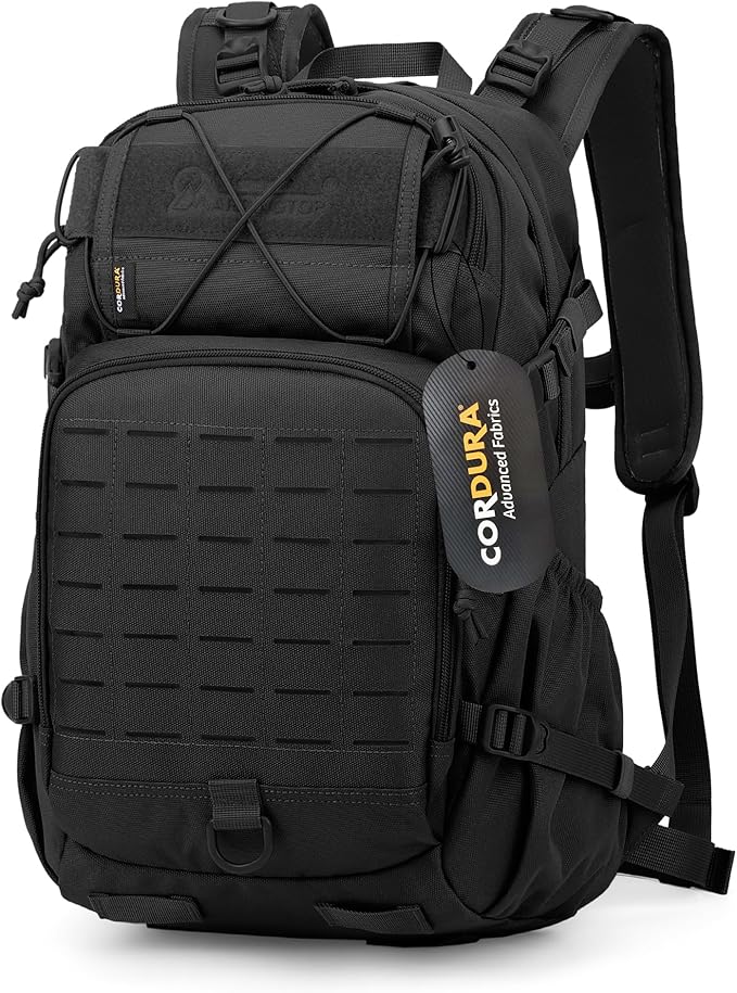 Mardingtop Tactical Military Backpack for Men,25L Molle Backpack, Cordura Backpack for Hiking,Camping