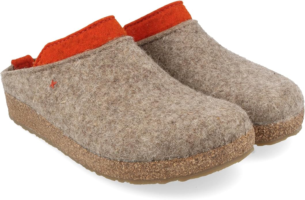 HAFLINGER Grizzly Speed Felt Clog Wool Shoe Unisex