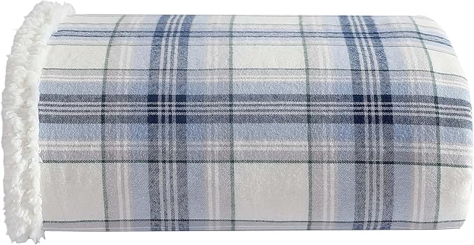 Eddie Bauer - Blanket, Super Soft Reversible Sherpa & Brushed Fleece Bedding, Throw Blankets for Couch, Ideal for Lounging...