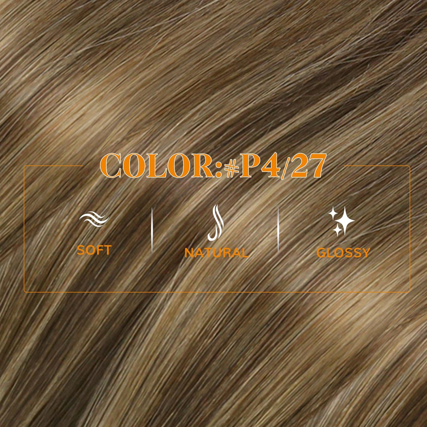 Easyouth Nano Hair Extensions Human Hair Highlight Nano Extensions Human Hair Brown with Blonde Highlight Nano Hair Extension Lo