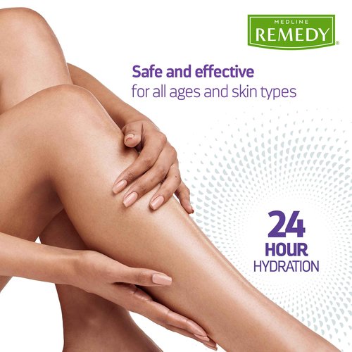 Medline Remedy Clinical Skin Cream Moisturizer, Unscented (4 fl oz), 12 Count Nourishing for Dry Skin, Paraben and Sulfate-Free Moisturizing Cream for Face and Body, Lotion for Sensitive Skin