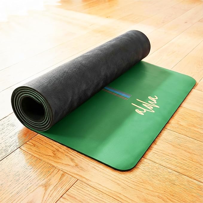 Aloha Bliss Premium Yoga Mat – 72” x 27 - Thick, Non-Slip & Durable | Sweat-Resistant, Lightweight & Portable | Perfect for Yoga, Pilates, Home Workouts, Gym & Studio Practice - Eco-Friendly