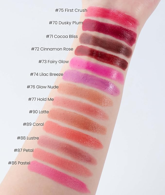 Petal Pink Moisture Lipstick – Hydrating Lip Balm for Dry, Cracked Lips, Weightless Creamy Lip Color with Vitamin E, Hydrasmooth, Glossy Juicy Finish, Long Lasting for Women (Petal)