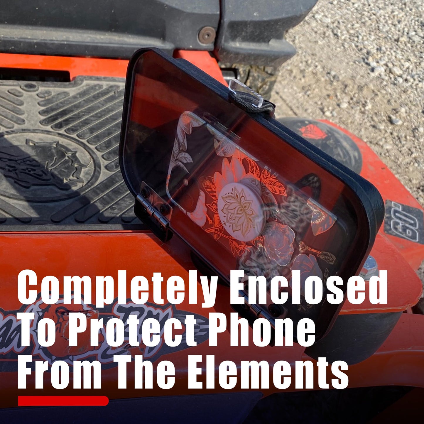 Gearhaul Callhaul Magnetic Phone Mount - Made In Usa, Universal Ultra-Strong 50+ Lbs Hold - Phone Holder For Skid Steer, Mowers,