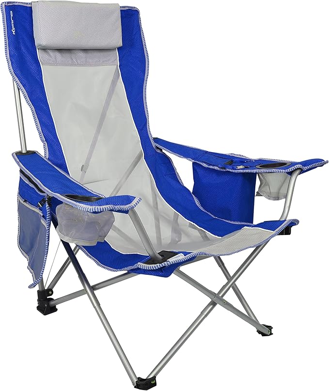 Kijaro Beach Sling Chair with Cooler Pocket - Various Fun Colors & Patterns - Perfect Beach Folding Chair and Camping Chai...